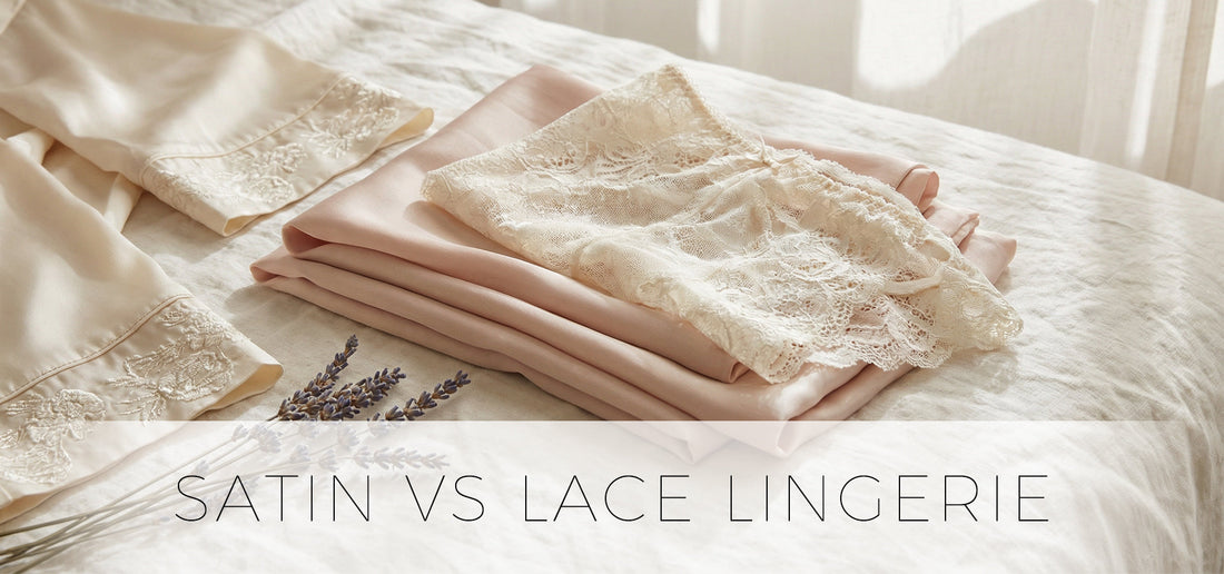 Satin vs Lace Lingerie