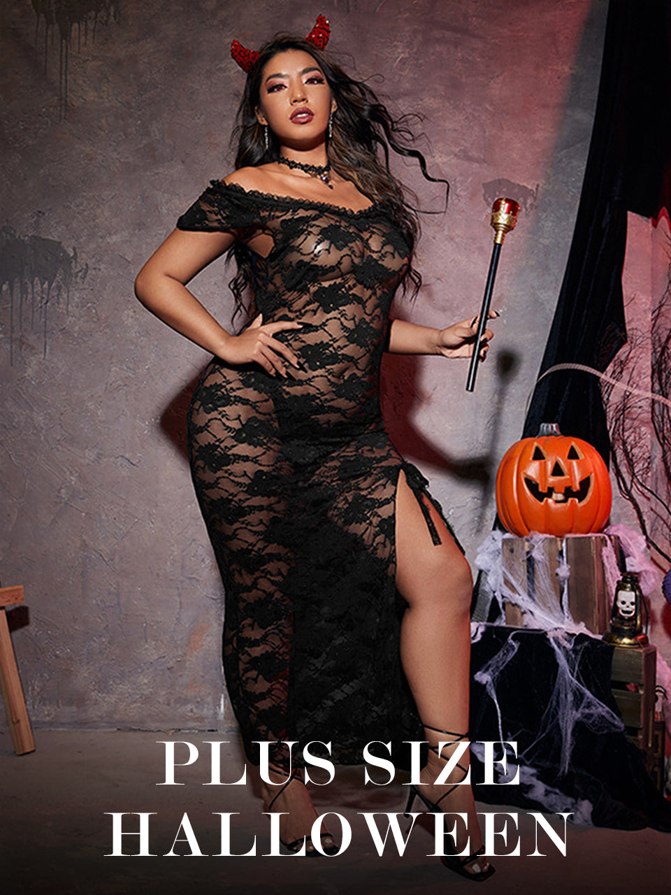 plus size Halloween lingerie collection