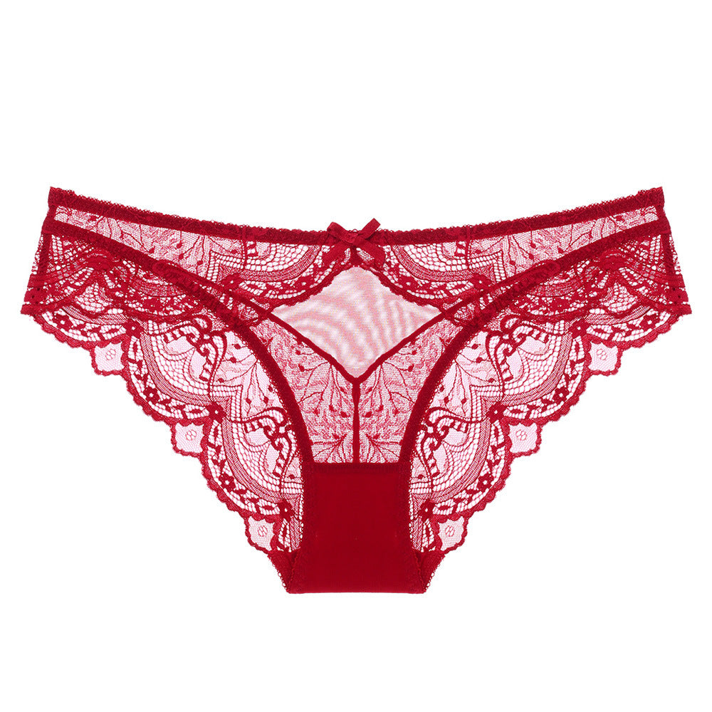Soft Lace Bikini Panties for Women – Breathable & Lightweight Mid-Rise Underwear