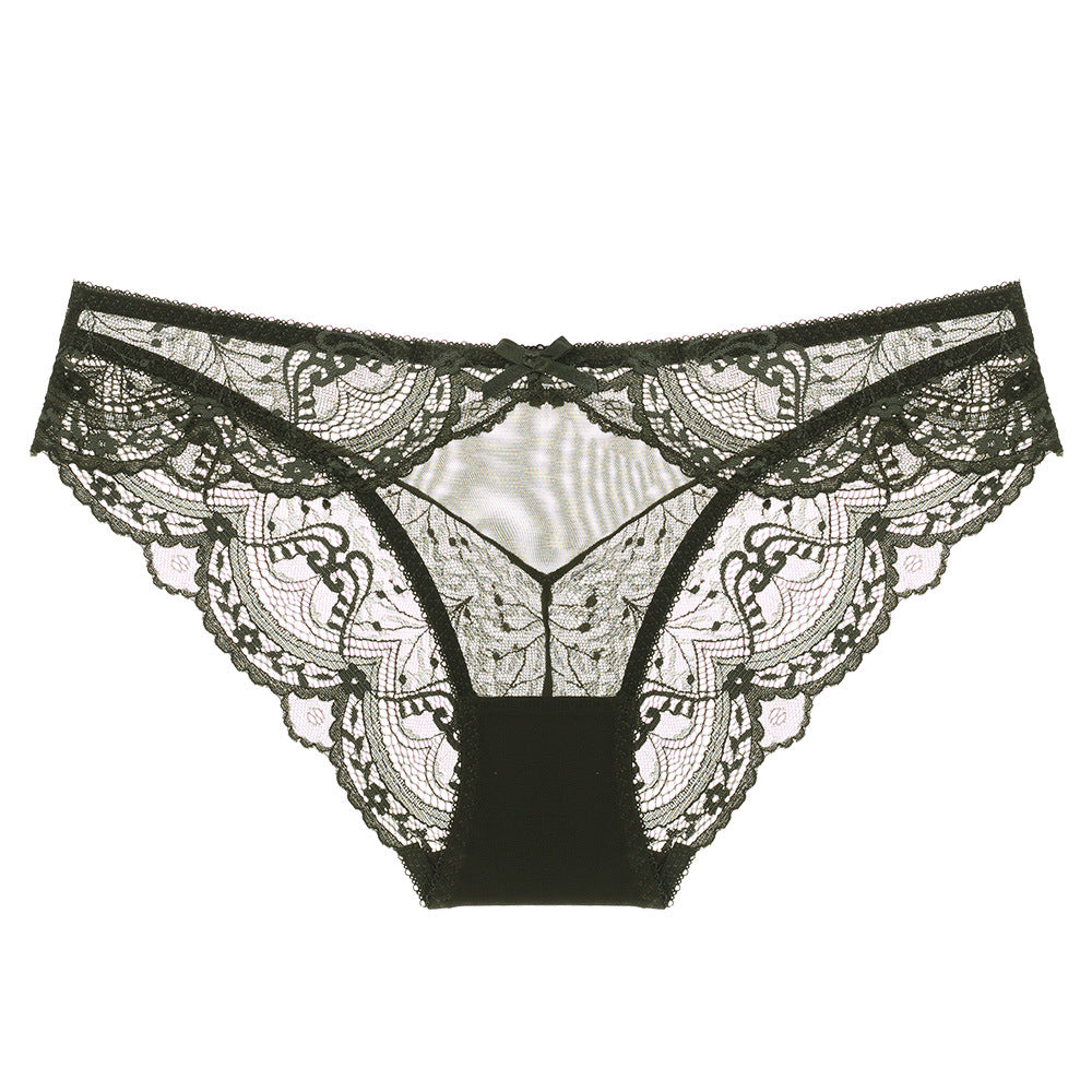 Soft Lace Bikini Panties for Women – Breathable & Lightweight Mid-Rise Underwear
