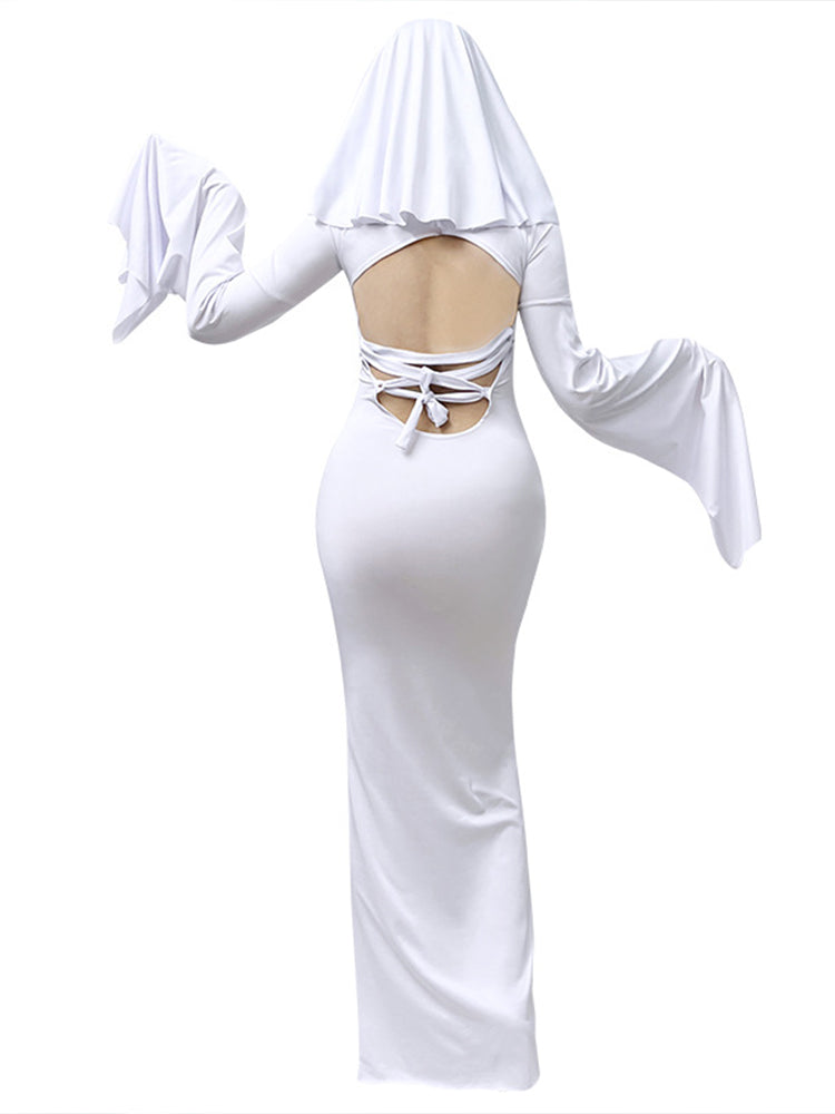 White Ghost Halloween Costume Set