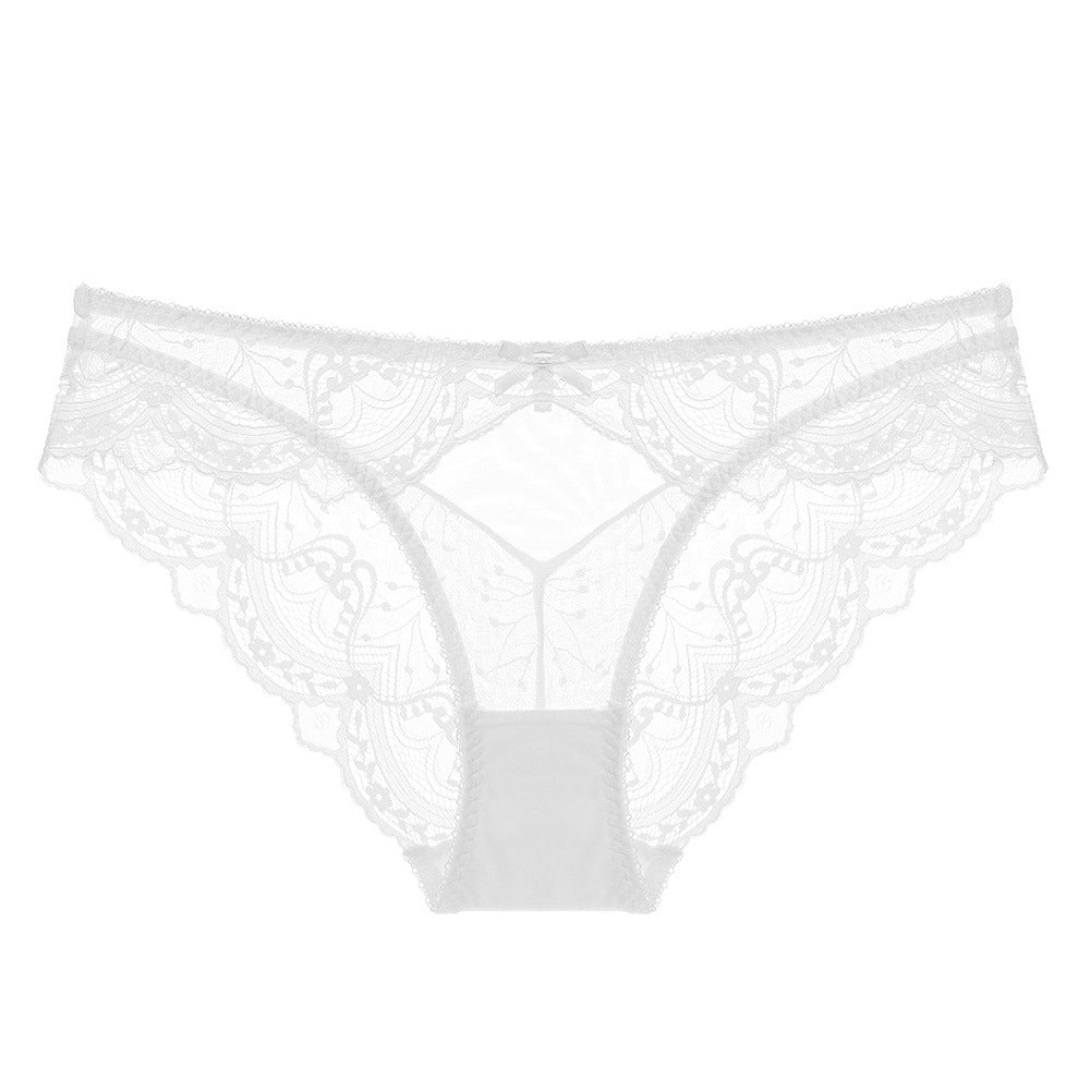 Soft Lace Bikini Panties for Women – Breathable & Lightweight Mid-Rise Underwear