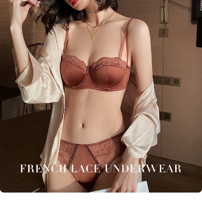 French Sexy Smooth Bra Set – Bestselling Ultra-Thin Lace-Trimmed Lingerie