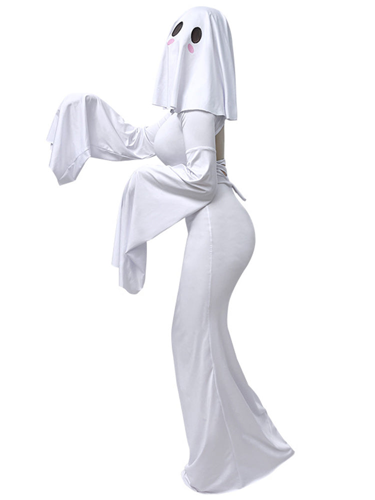 White Ghost Halloween Costume Set
