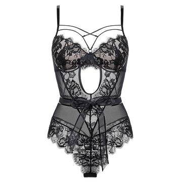 French Alluring Lace Bodysuit