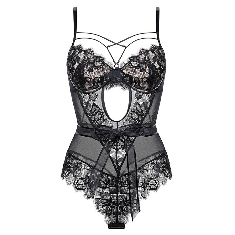 French Alluring Lace Bodysuit