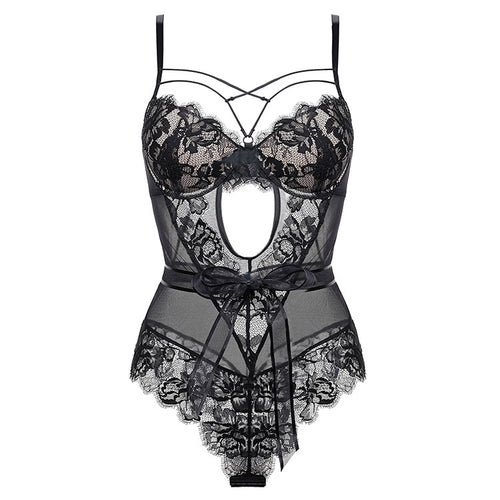 French Alluring Lace Bodysuit