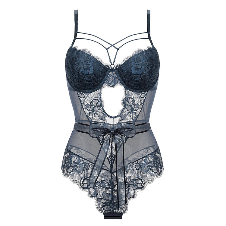 French Alluring Lace Bodysuit