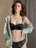 french sexy smooth bra set ultra-thin lace trim lingerie