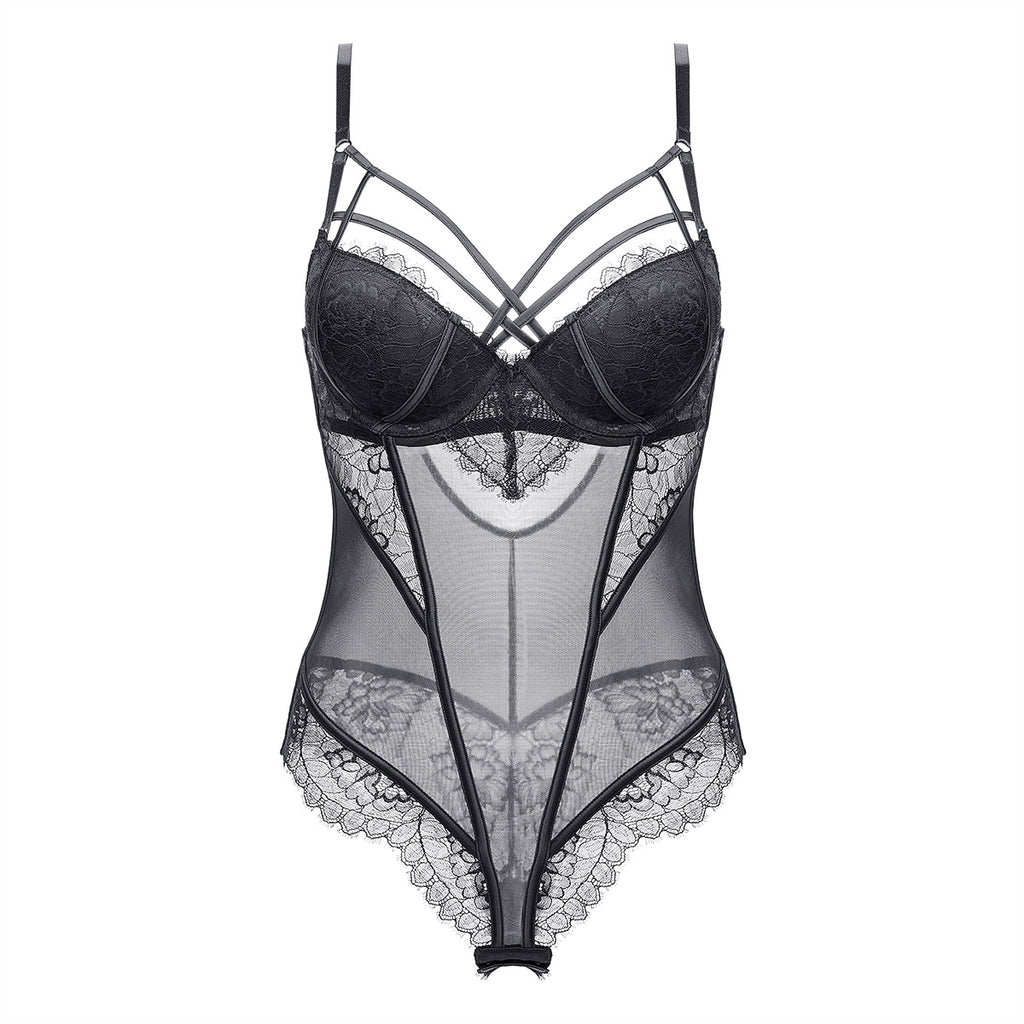 Elegant French Lace Bodysuit