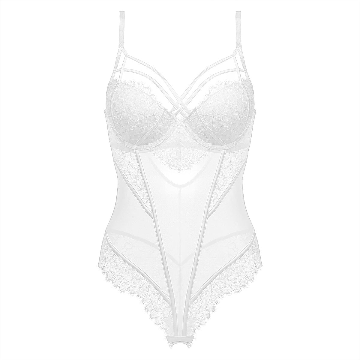 Elegant French Lace Bodysuit